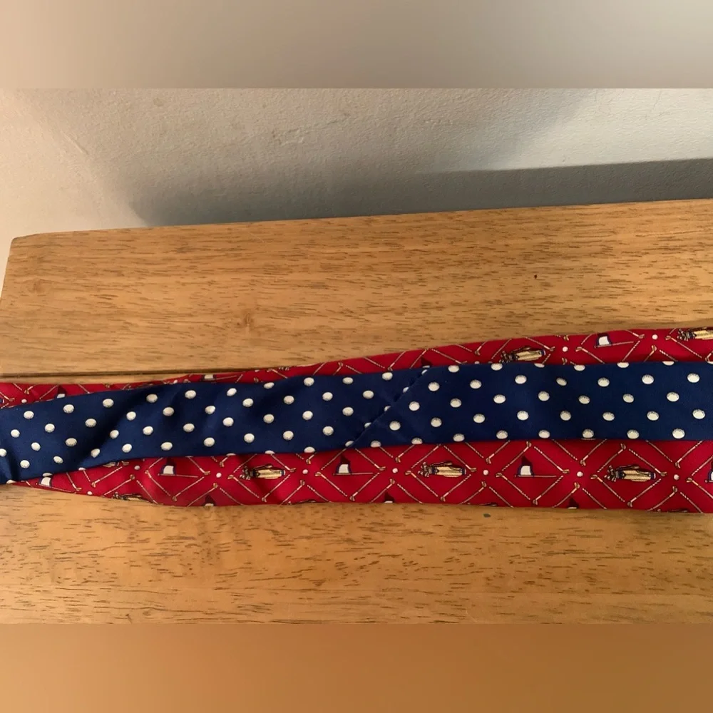Tommy Hilfiger Golf Tie 100% Silk Made in USA